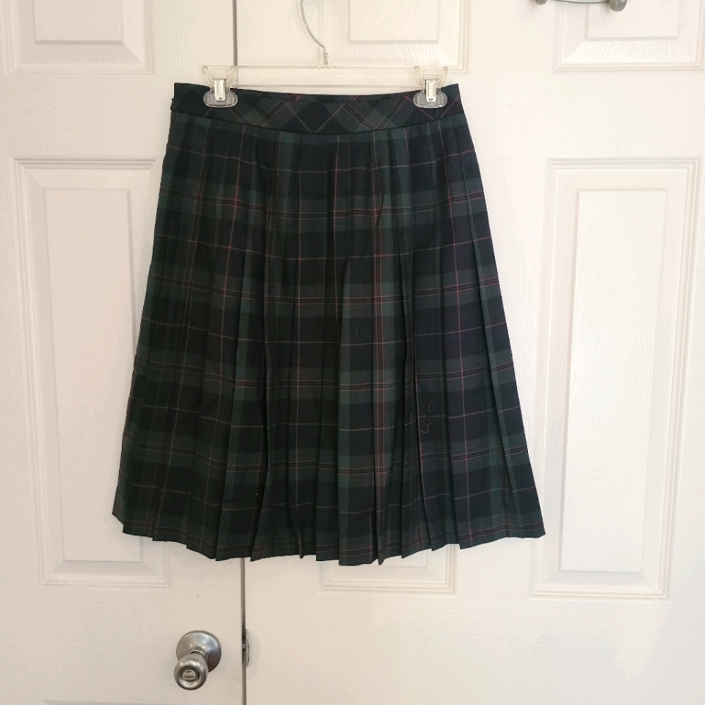 Brooks Brothers plaid pleated skirt NWT